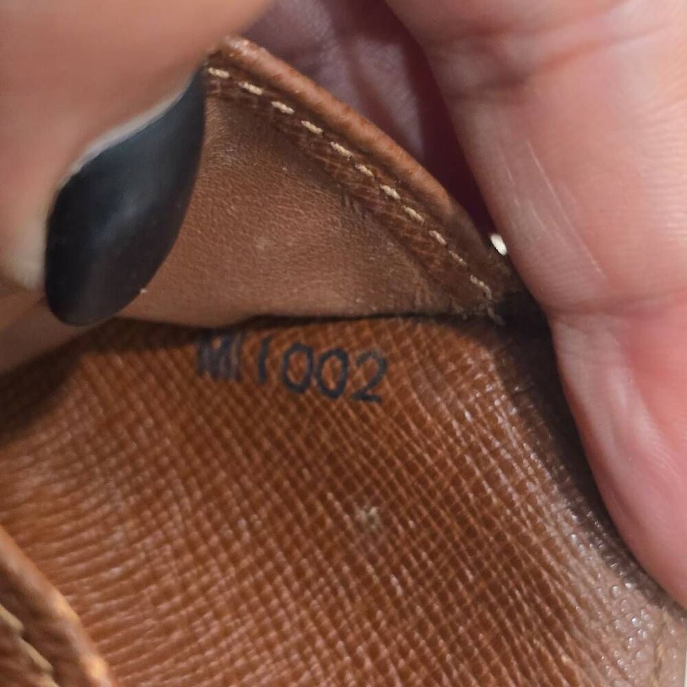 Louis Vuitton Womens Brown Leather Monogram Canvas Bifold Compact Zipper Wallet‎ - Picture 9 of 10